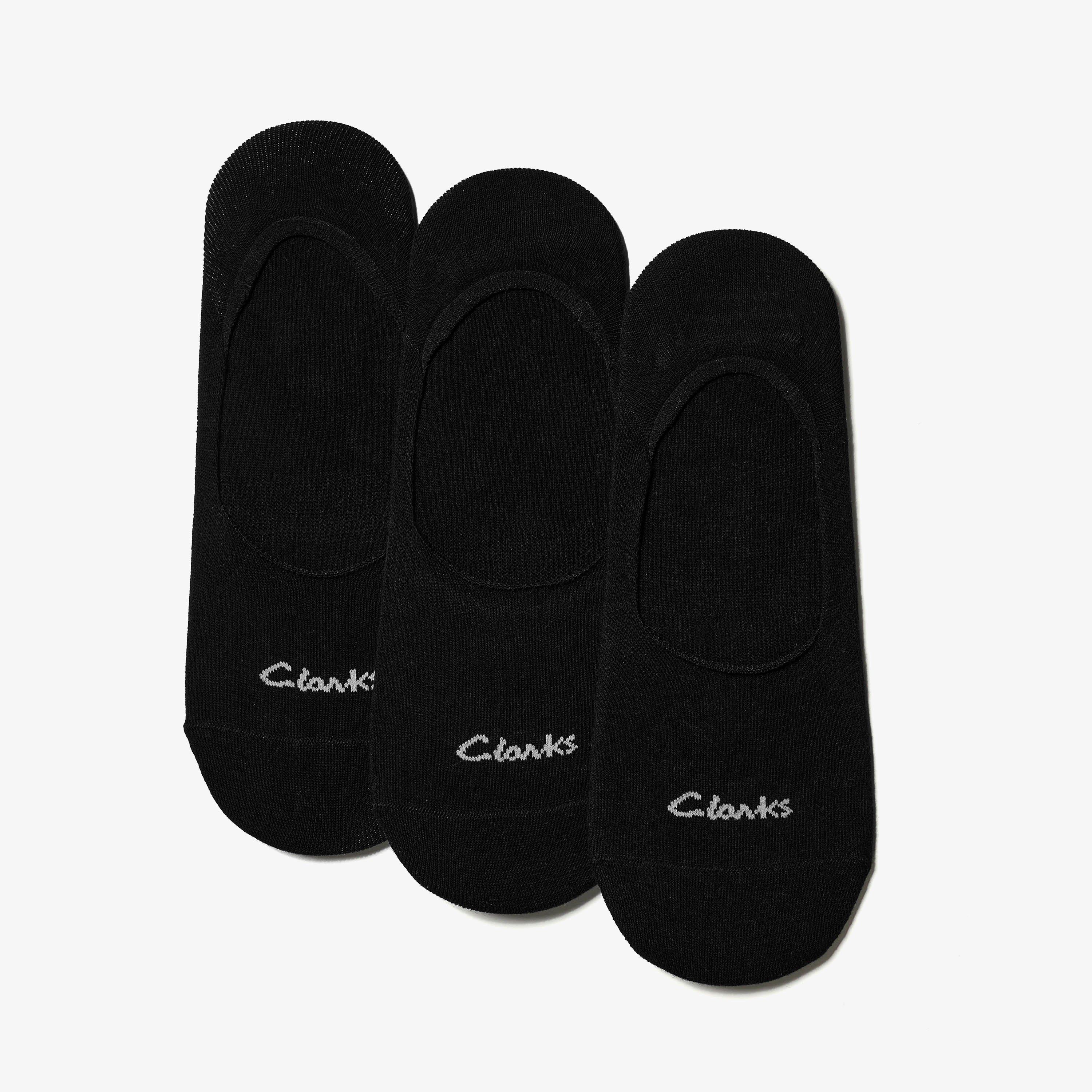 3 Pack Liner Sock Black