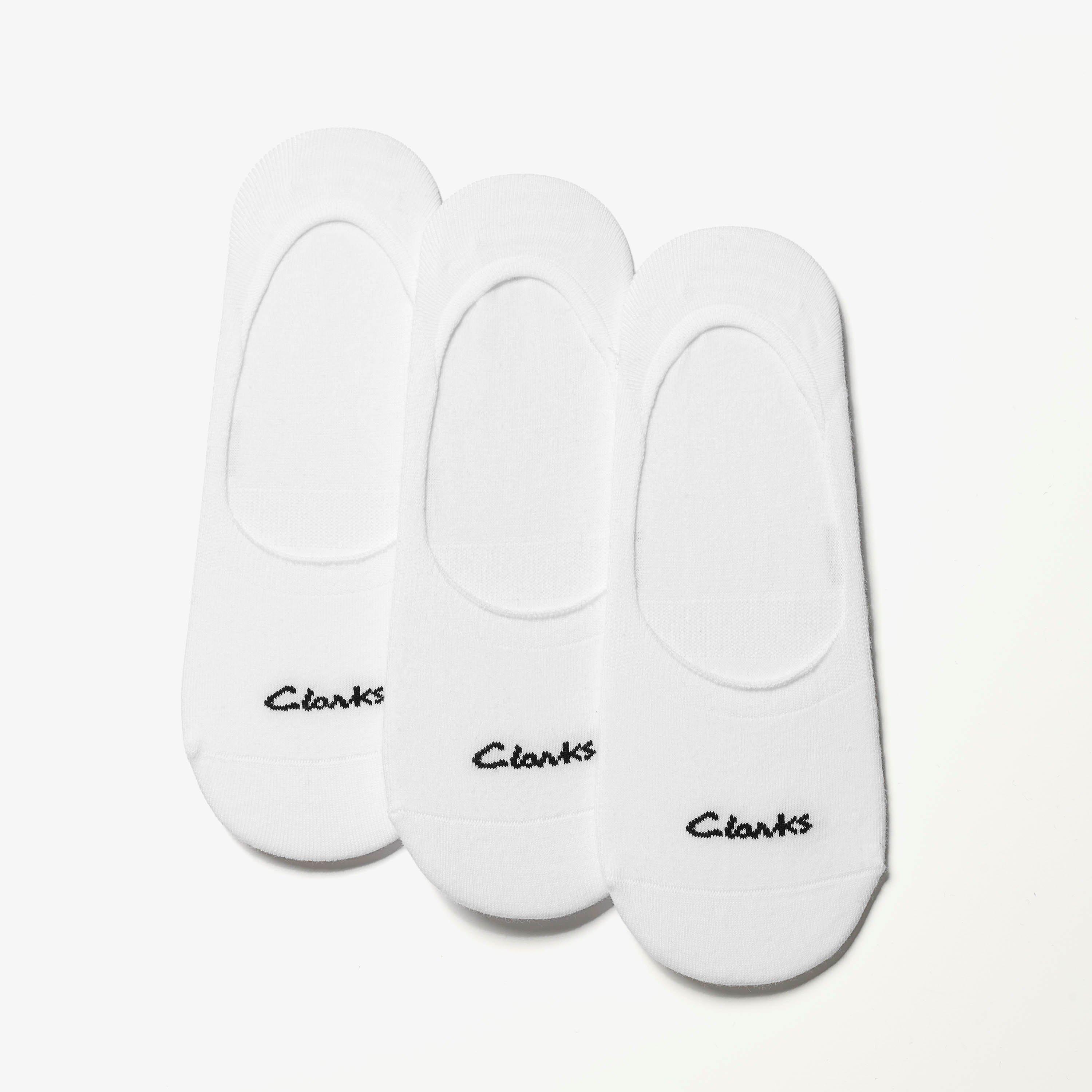 3 Pack Liner Sock White