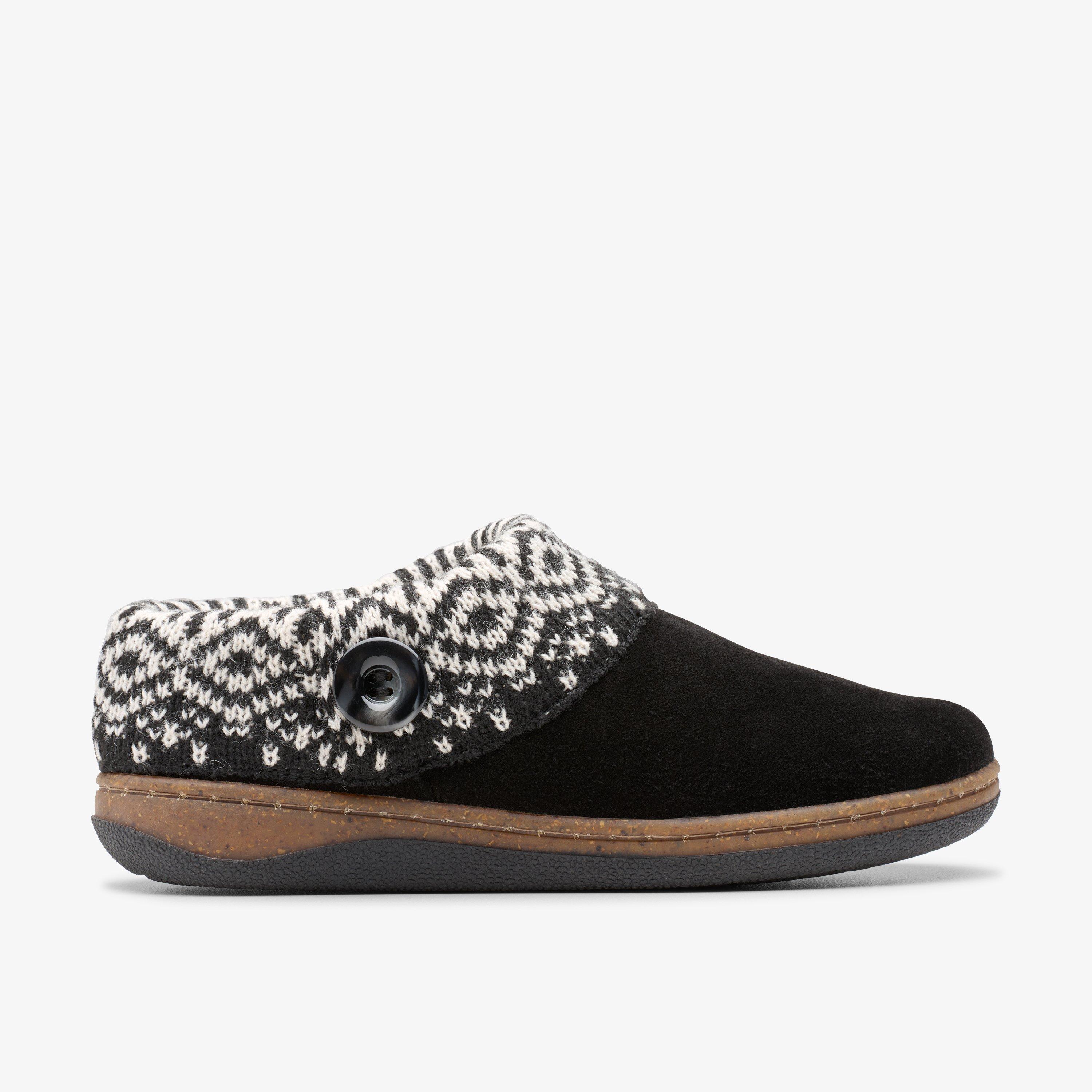 Willowdean Sweater Slippers Black