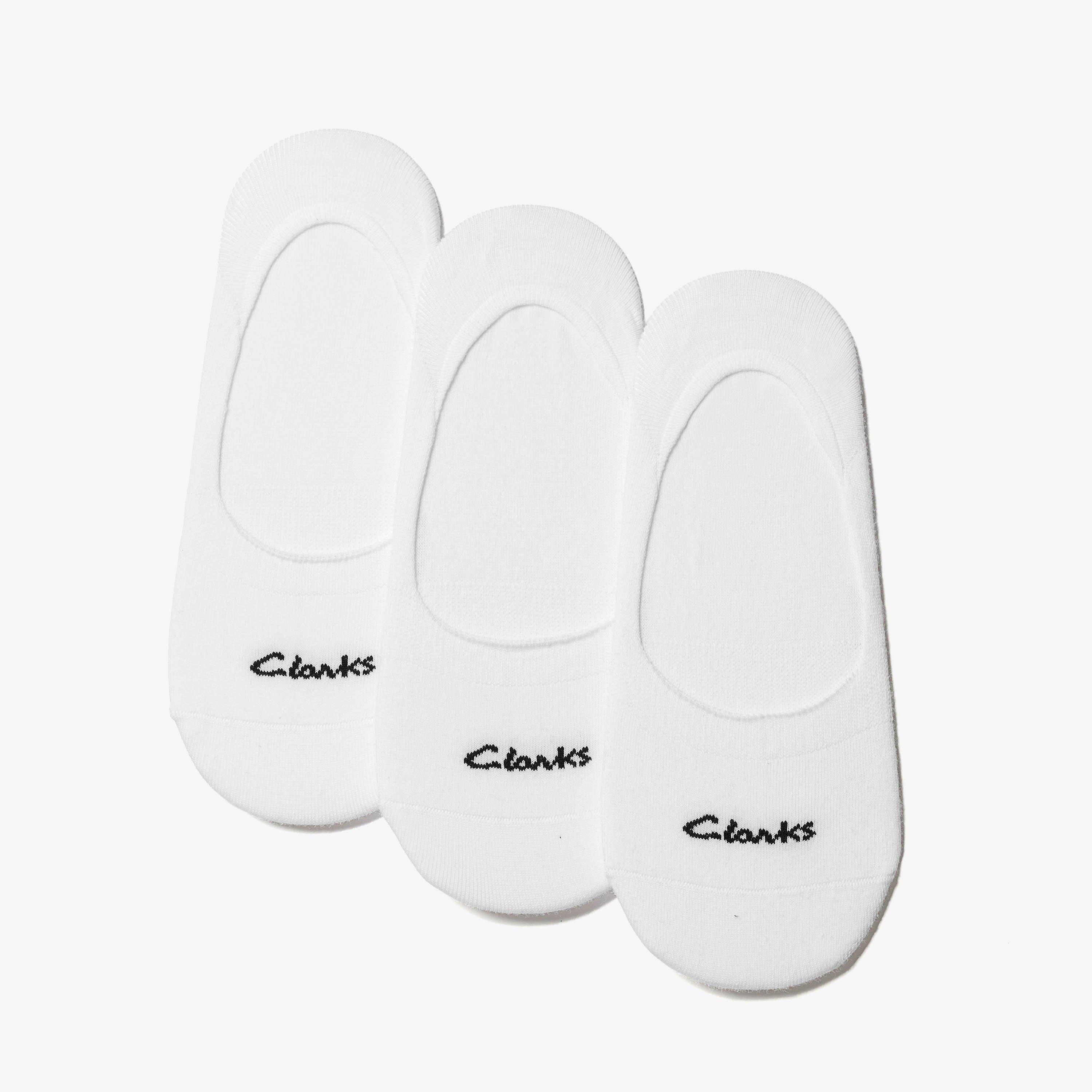 3 Pack Liner Sock White