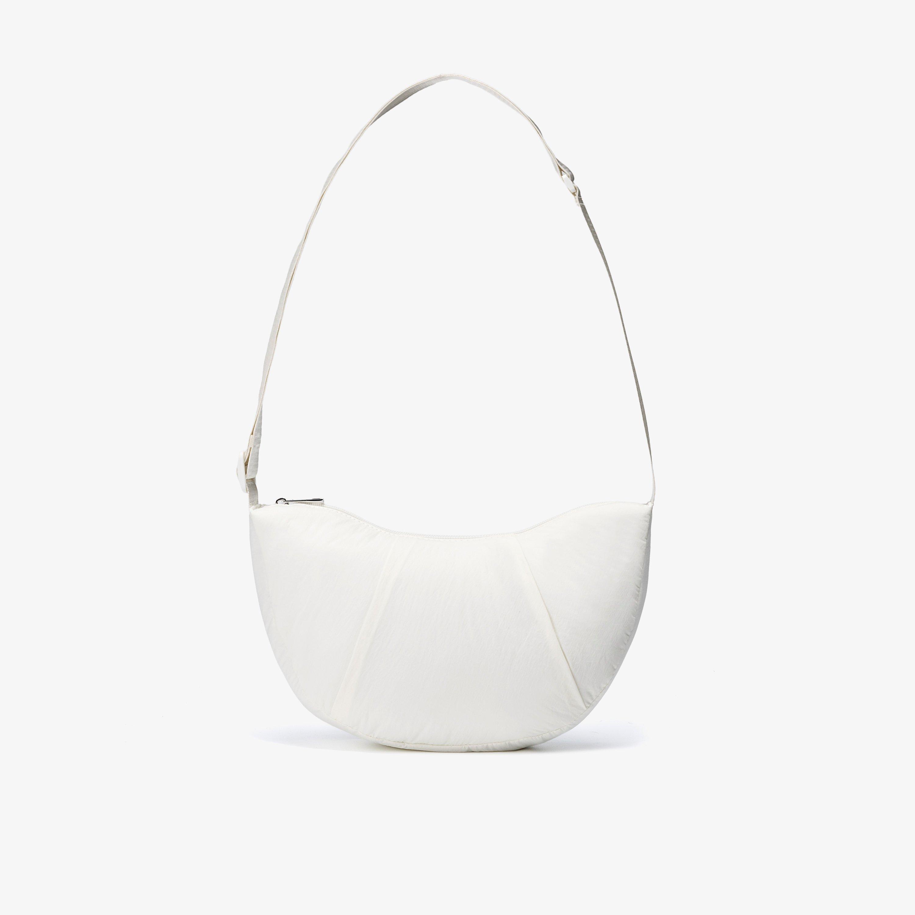 Cloudsteppers Crescent Crossbody Bag White